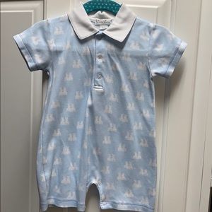 Kissy kissy one piece boys 6-9 mos